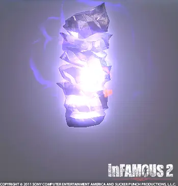 Blast core, glowing violet