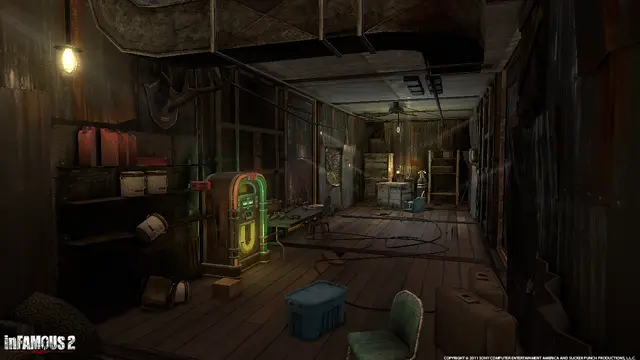 Boxcar interior