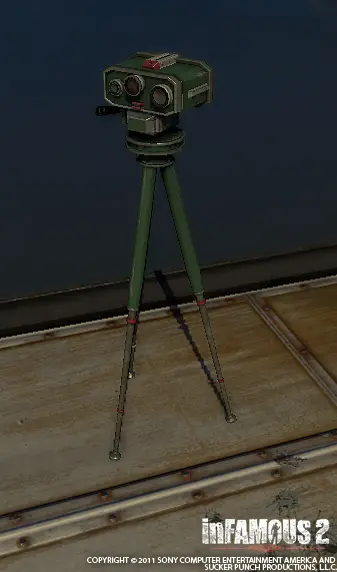 Target on a tripod