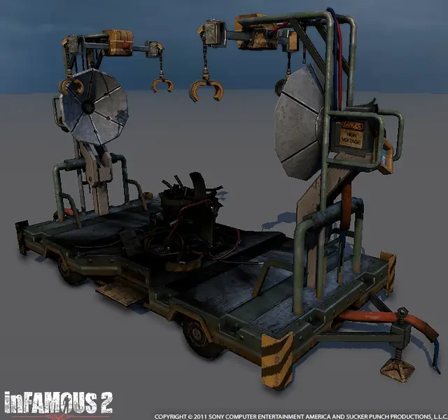 Power transfer device, full view