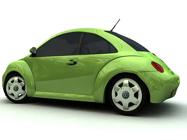 VW Beetle from the side
