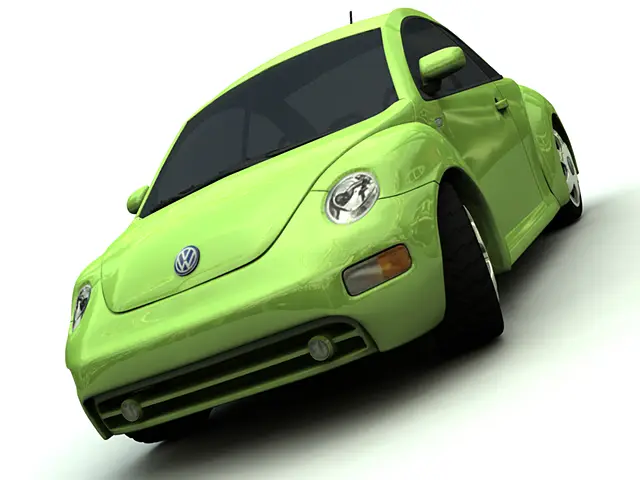 VW Beetle, front