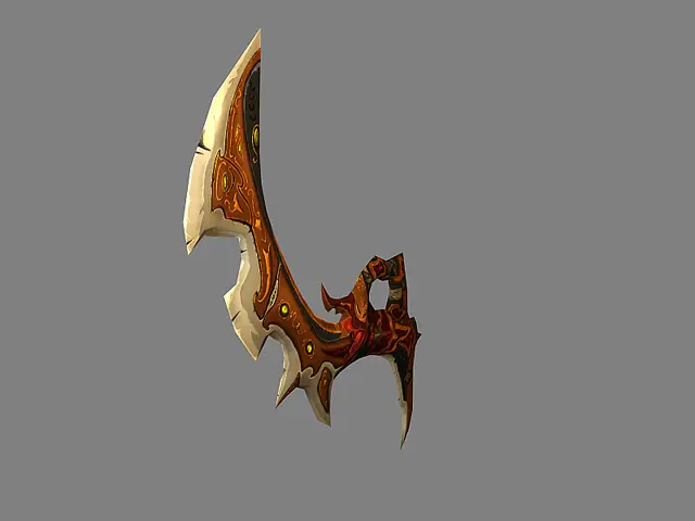 Blade from the side