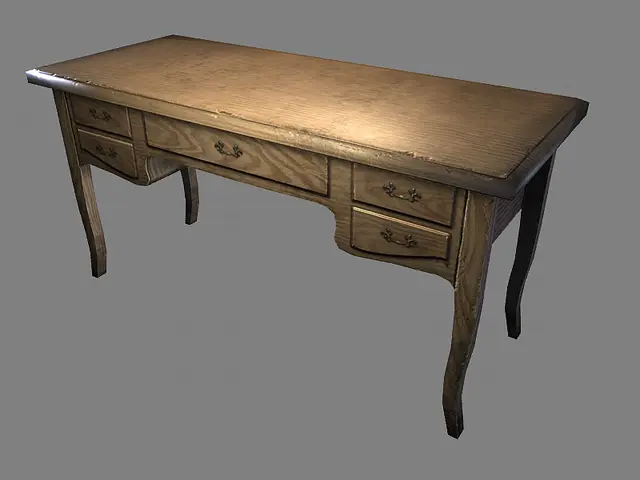 Wooden desk