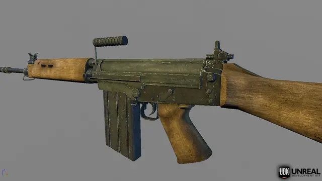 FN FAL in Unreal Engine