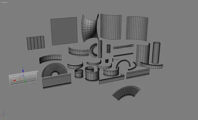 Hallway's modular pieces