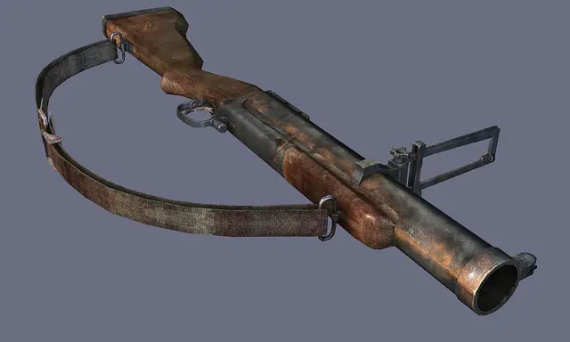 M79, three-quarter view