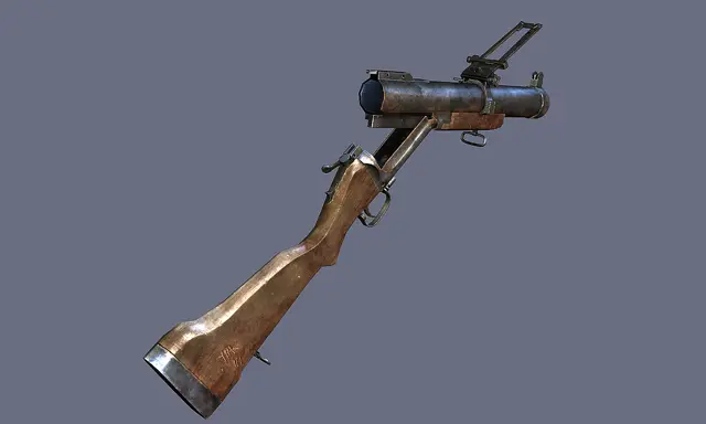 M79 from below, sight raised