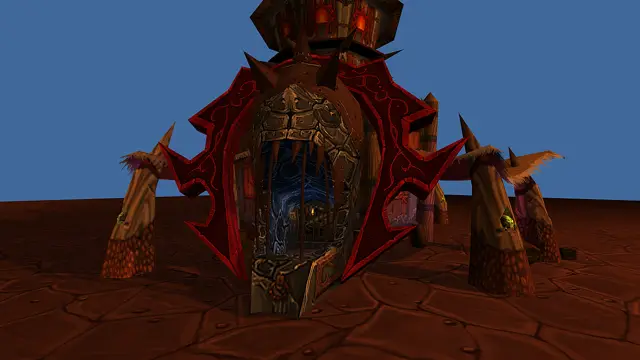 Slaughter house entrance