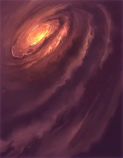 Swirl of purple