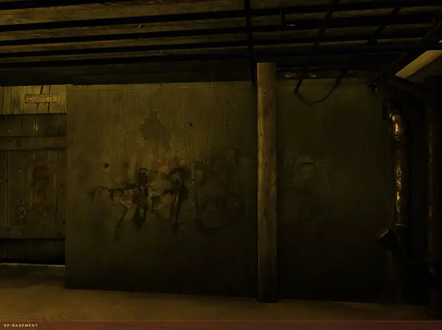 Basement corridor