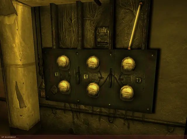 Fuse box, close up