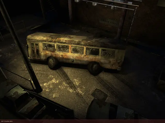 Bus from above