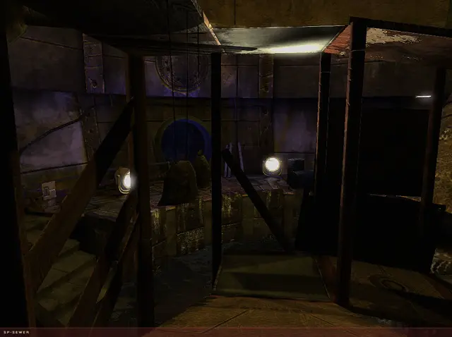 Sewer scaffolding
