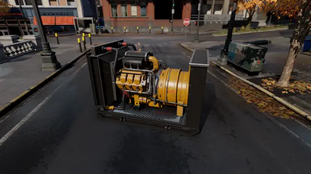 Fence generator on a street
