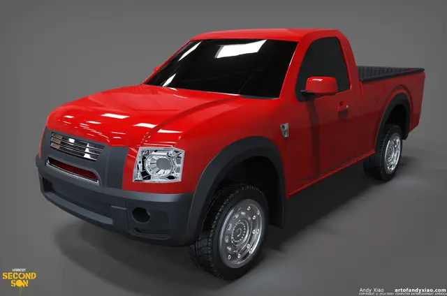 Pickup, studio render