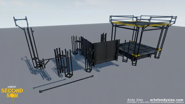 Scaffolding pieces